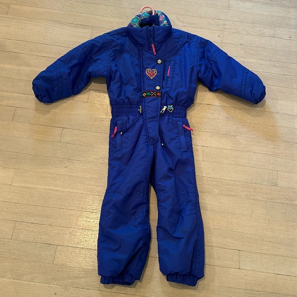 Obermeyer Other - Vintage Obermeyer Children’s Onesie Ski Snow Suit EUC with Hood